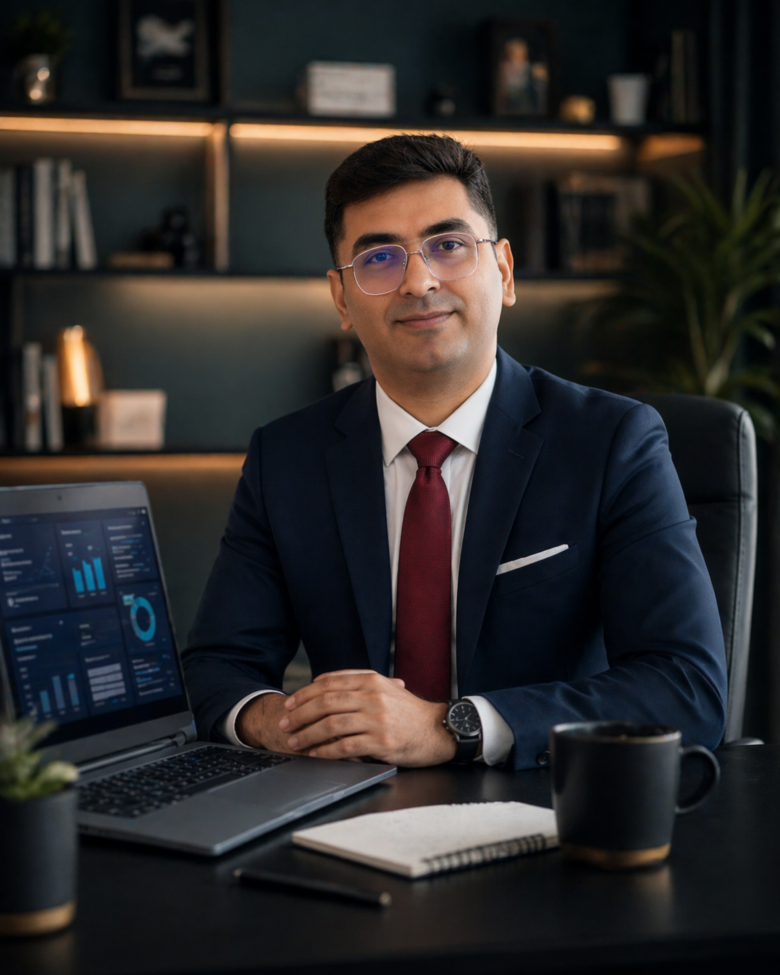 Deepak Hasija at Workstation